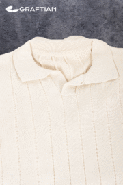 Polo Yaka Triko T-shirt - Graftian - Görsel 2