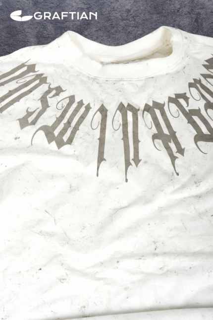 Graftian Oversize Win Again Baskılı T-Shirt